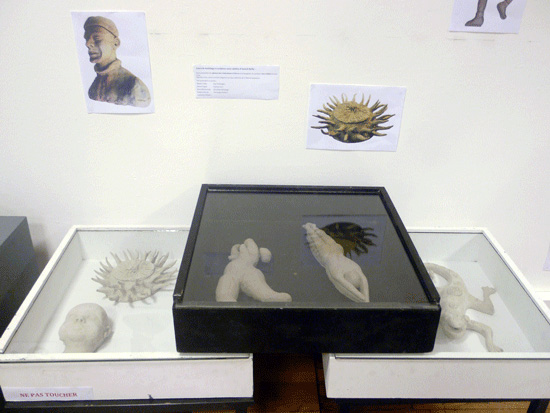 Pièces réalisées dans le cadre du cours de sculpture-modelage pour adultes dispensé par Annick Bailly