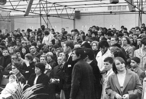 Inauguration Maison populaire - 1966