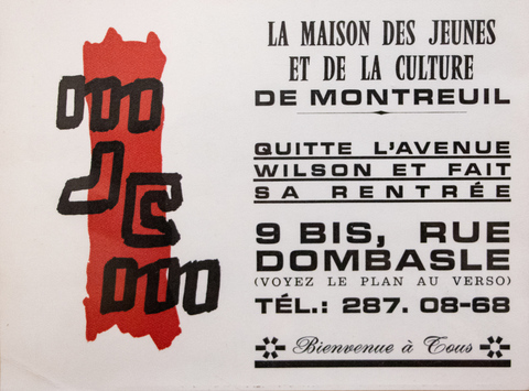 Inauguration Maison populaire - 1966