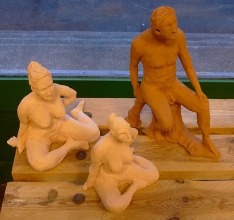 Atelier de modelage et sculpture pour adultes encadré par Annick Bailly